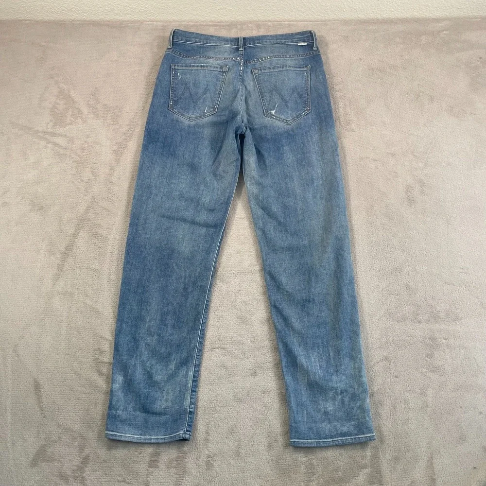 MOTHER The Brother Distressed Jeans in Getting Rowdy Women 30 (Tag 26) USA Made - Picture 8 of 14